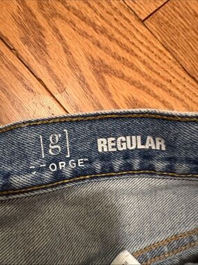 George Men's Relaxed Light Blue Denim Jeans